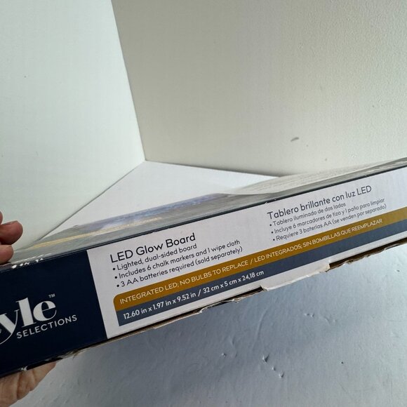 Led Glow Board Lighted Dry Erase Message Board Home Decor Gift Style Selections - Picture 4 of 6